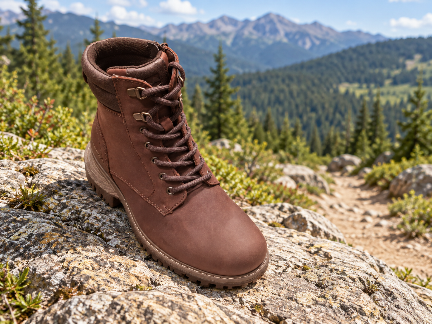 Bota outdoor café en entorno natural
